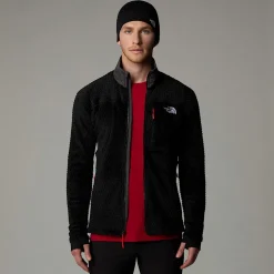 Fashion The North Face Alpedge Polartec® High Loft™ Jakke Til Herrer TNF Black-Anthracite Grey-High Risk Red