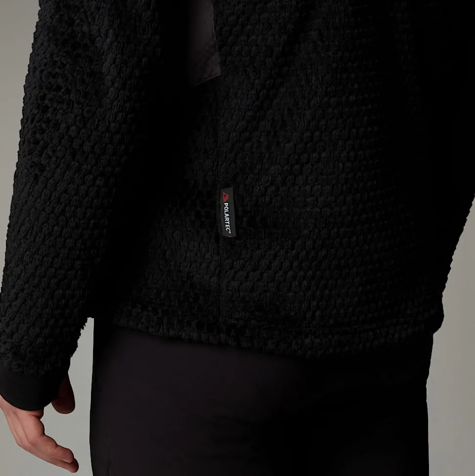 Fashion The North Face Alpedge Polartec® High Loft™ Jakke Til Herrer TNF Black-Anthracite Grey-High Risk Red