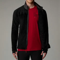 Fashion The North Face Alpedge Polartec® High Loft™ Jakke Til Herrer TNF Black-Anthracite Grey-High Risk Red