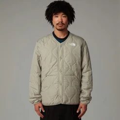 Outlet The North Face Ampato Quiltet Jakke Til Herrer Clay Grey