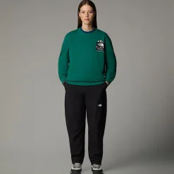 Cheap The North Face Anniversary Sweatshirt Til Damer Evergreen