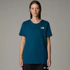 Discount The North Face Anniversary T-shirt Til Damer Midnight Petrol