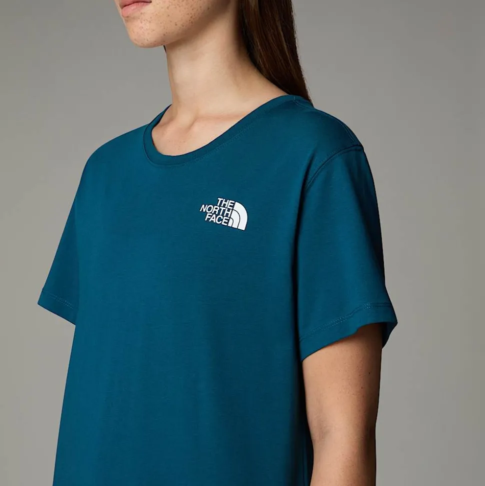 Discount The North Face Anniversary T-shirt Til Damer Midnight Petrol