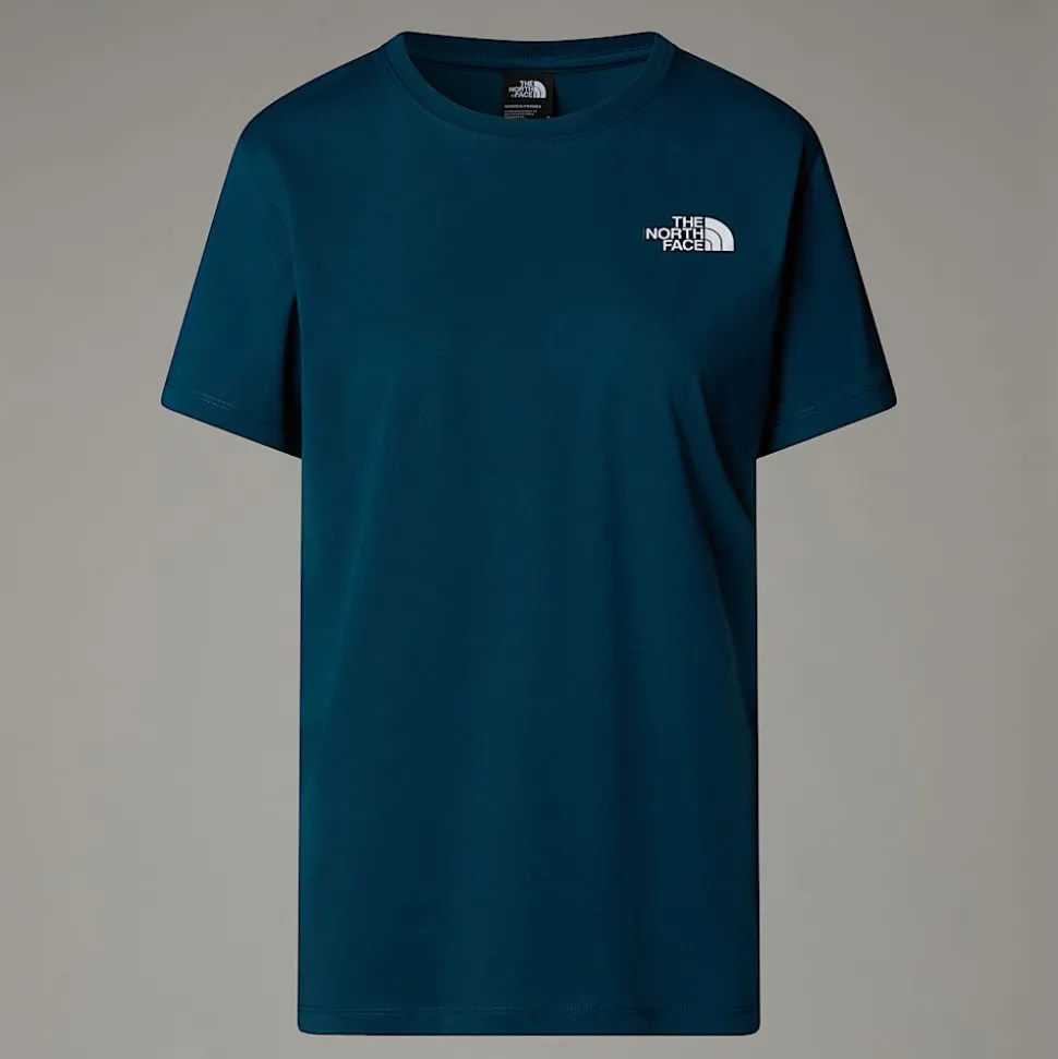 Discount The North Face Anniversary T-shirt Til Damer Midnight Petrol