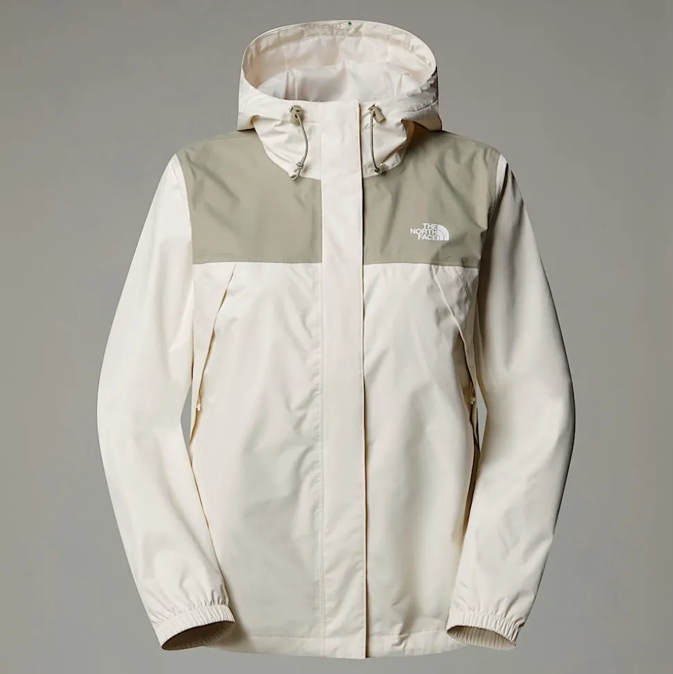 Cheap The North Face Antora Jakke Til Damer White Dune-Clay Grey