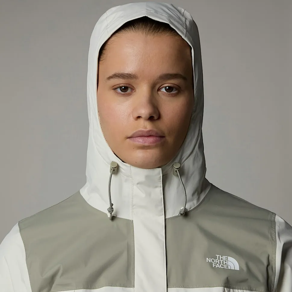 Cheap The North Face Antora Jakke Til Damer White Dune-Clay Grey