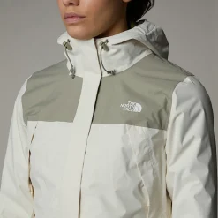Cheap The North Face Antora Jakke Til Damer White Dune-Clay Grey