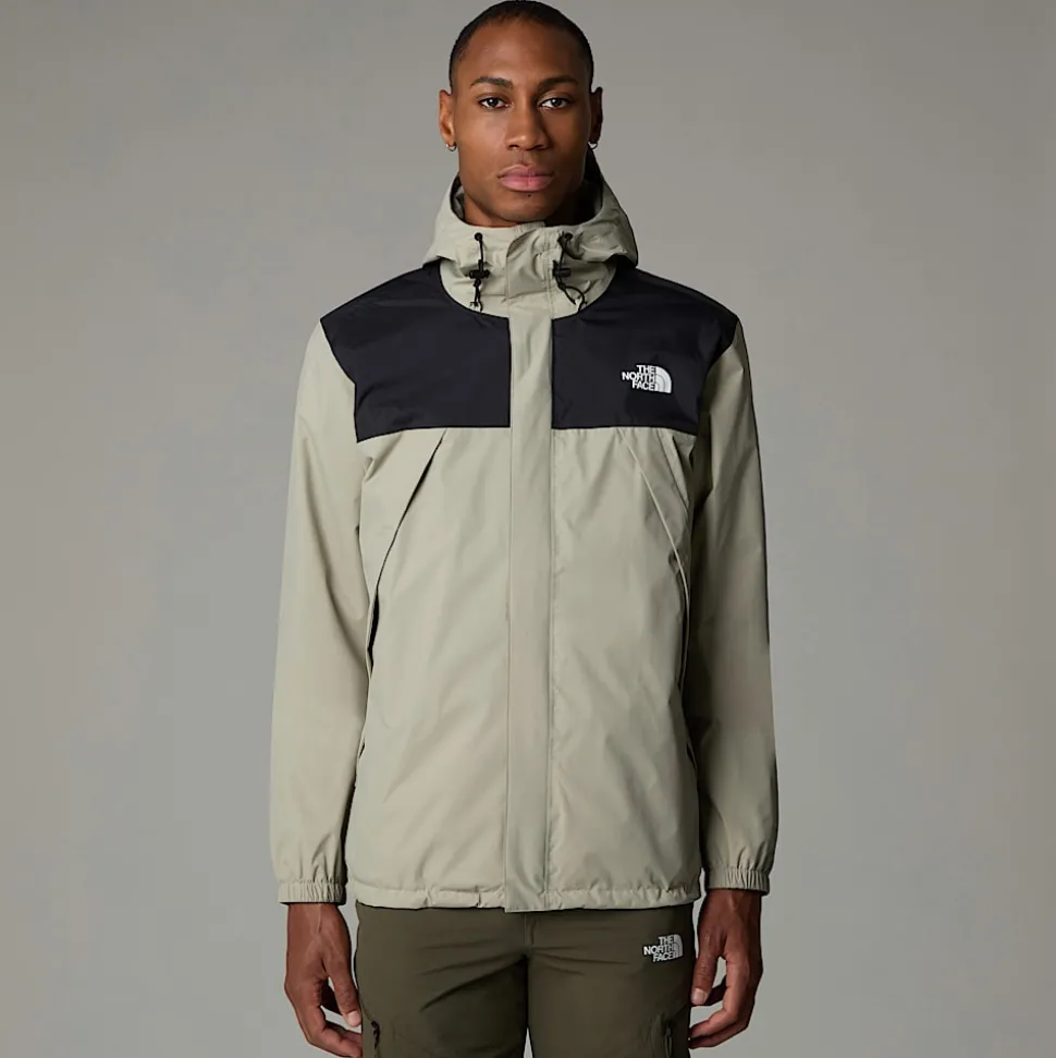 Hot The North Face Antora Jakke Til Herrer Clay Grey-TNF Black