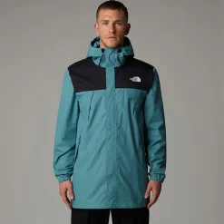 Sale The North Face Antora Parka Til Herrer Algae Blue-TNF Black