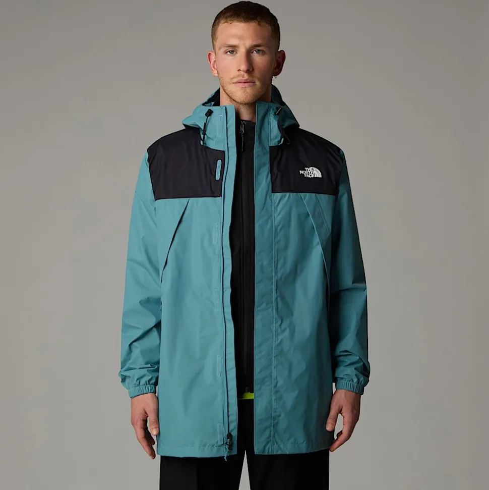 Sale The North Face Antora Parka Til Herrer Algae Blue-TNF Black