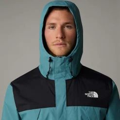 Sale The North Face Antora Parka Til Herrer Algae Blue-TNF Black