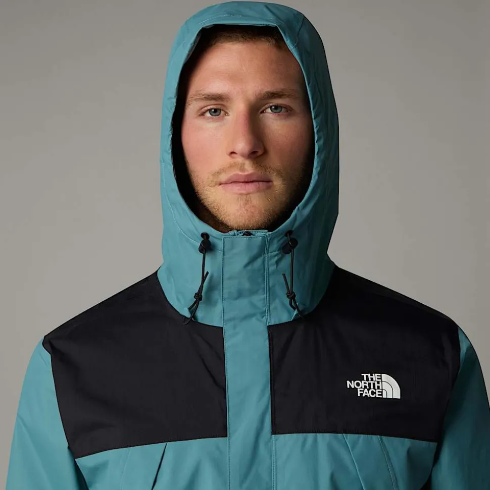 Sale The North Face Antora Parka Til Herrer Algae Blue-TNF Black