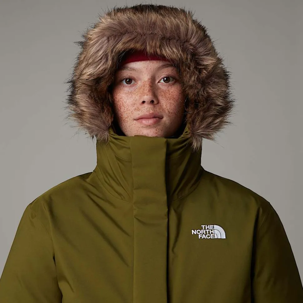 Store The North Face Arctic Bomberjakke Til Damer Forest Olive