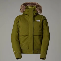 Store The North Face Arctic Bomberjakke Til Damer Forest Olive