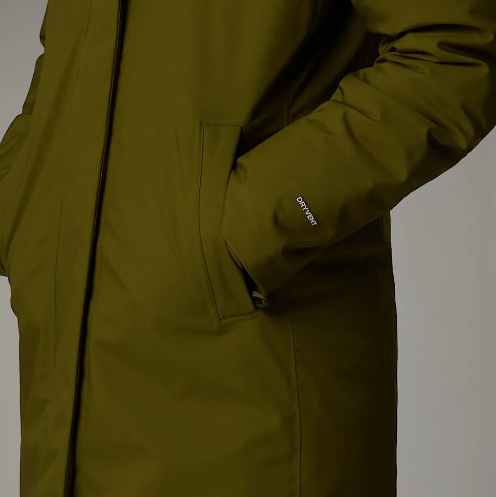 Cheap The North Face Arctic Parka Til Damer Forest Olive