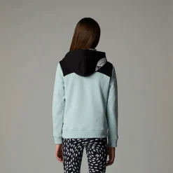 Shop The North Face Back Logo Relaxed Hættetrøje Til Piger Muted Pine