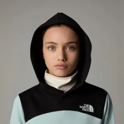 Shop The North Face Back Logo Relaxed Hættetrøje Til Piger Muted Pine