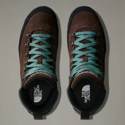 Fashion The North Face Back-To-Berkeley IV Leather Lifestyle Støvler Til Herrer DEMITASSE BROWN/TNF BLACK