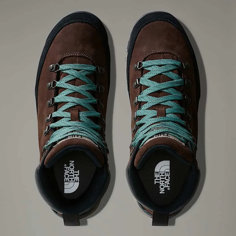 Fashion The North Face Back-To-Berkeley IV Leather Lifestyle Støvler Til Herrer DEMITASSE BROWN/TNF BLACK