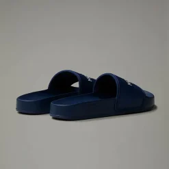 Best Sale The North Face Base Camp Slides III Til Unge Summit Navy-TNF White