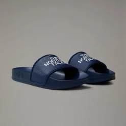 Best Sale The North Face Base Camp Slides III Til Unge Summit Navy-TNF White