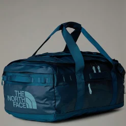 Sale The North Face Base Camp Voyager Duffel 62 L Midnight Petrol-Algae Blue