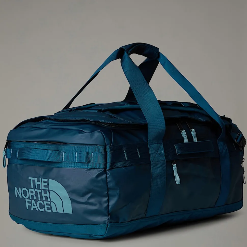 Sale The North Face Base Camp Voyager Duffel 62 L Midnight Petrol-Algae Blue