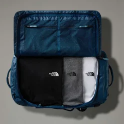 Sale The North Face Base Camp Voyager Duffel 62 L Midnight Petrol-Algae Blue