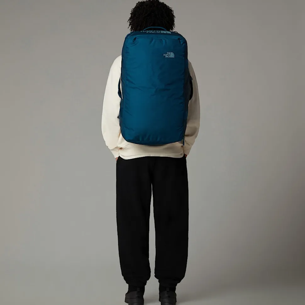 Sale The North Face Base Camp Voyager Duffel 62 L Midnight Petrol-Algae Blue