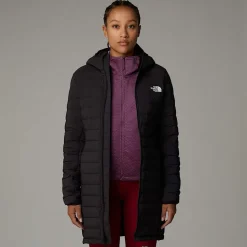 New The North Face Belleview Stretch Dunparka Til Damer TNF Black