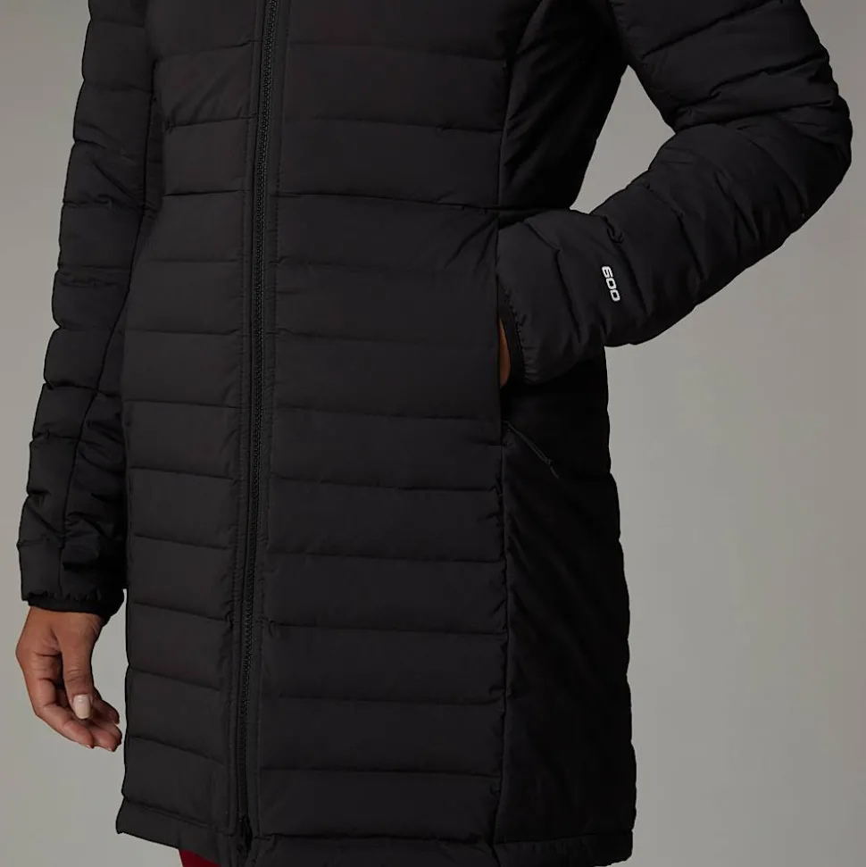 New The North Face Belleview Stretch Dunparka Til Damer TNF Black