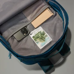 Cheap The North Face Berkeley Dagsrygsæk Midnight Petrol-Algae Blue