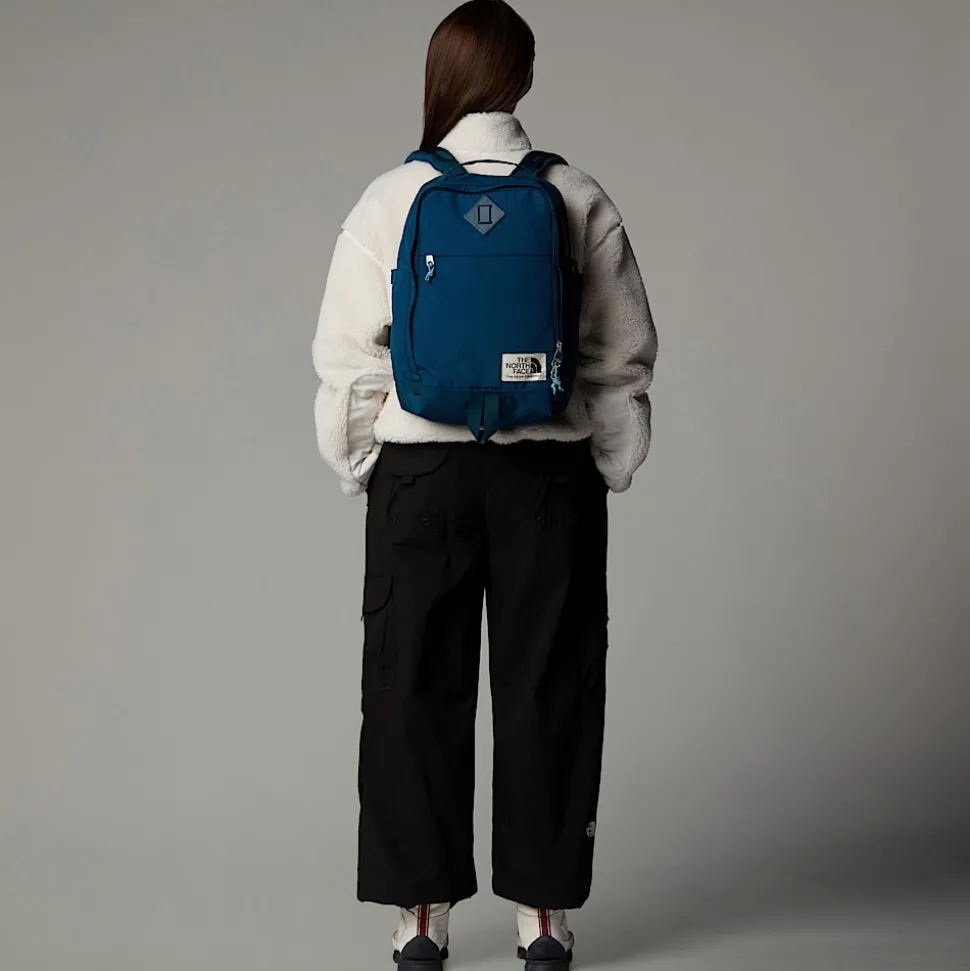 Cheap The North Face Berkeley Dagsrygsæk Midnight Petrol-Algae Blue