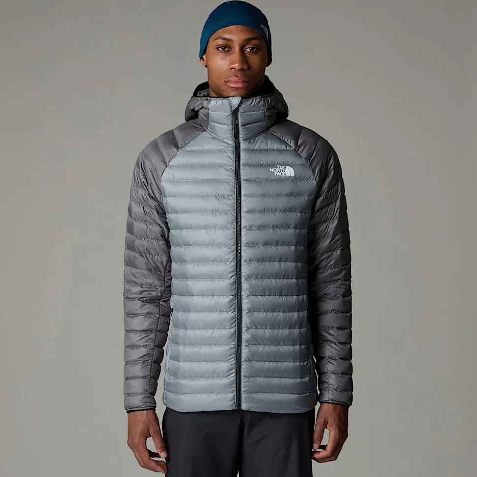 Sale The North Face Bettaforca Dunjakke Med Hætte Til Herrer Monument Grey-Smoked Pearl-NPF
