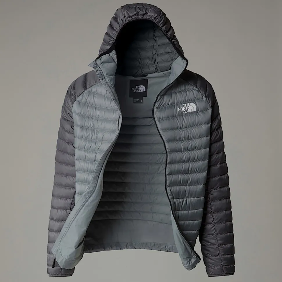 Sale The North Face Bettaforca Dunjakke Med Hætte Til Herrer Monument Grey-Smoked Pearl-NPF
