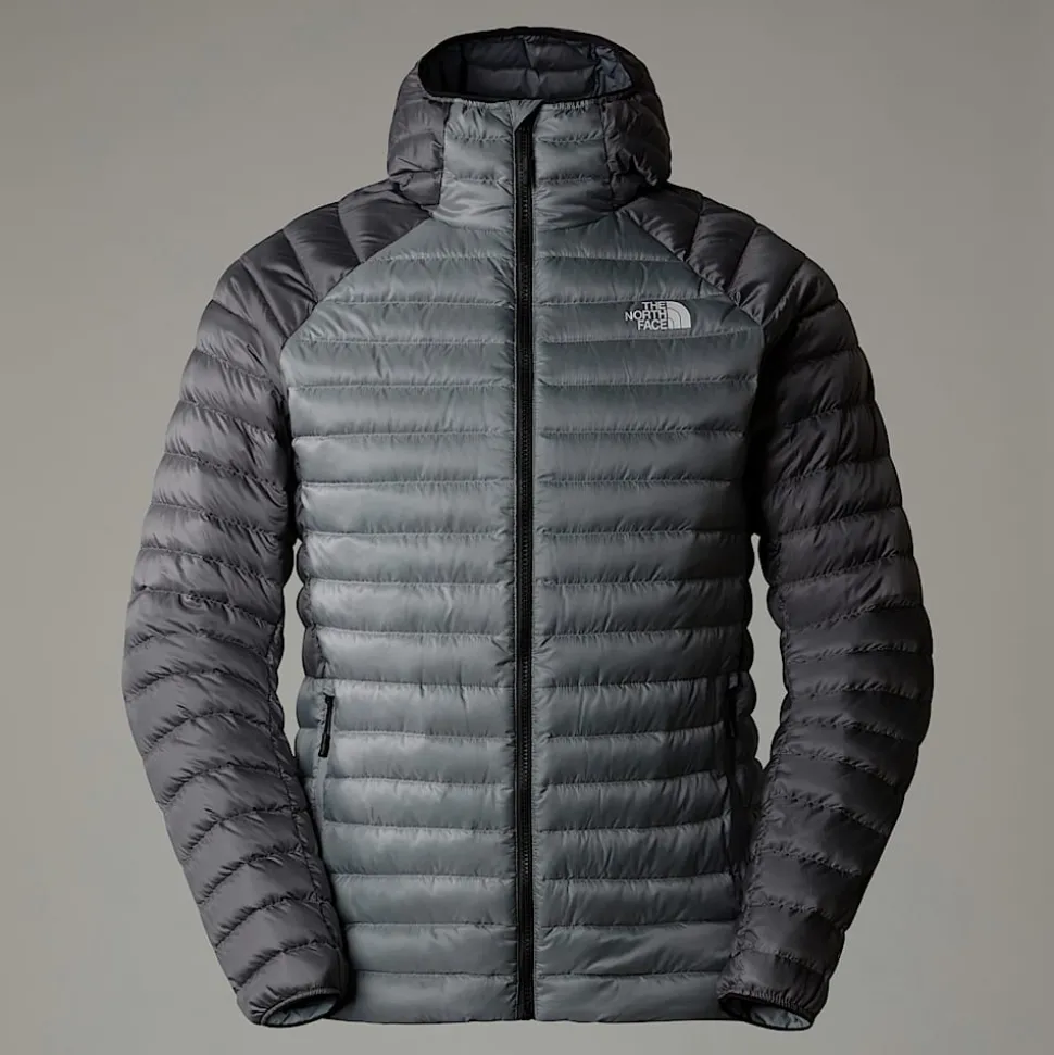Sale The North Face Bettaforca Dunjakke Med Hætte Til Herrer Monument Grey-Smoked Pearl-NPF