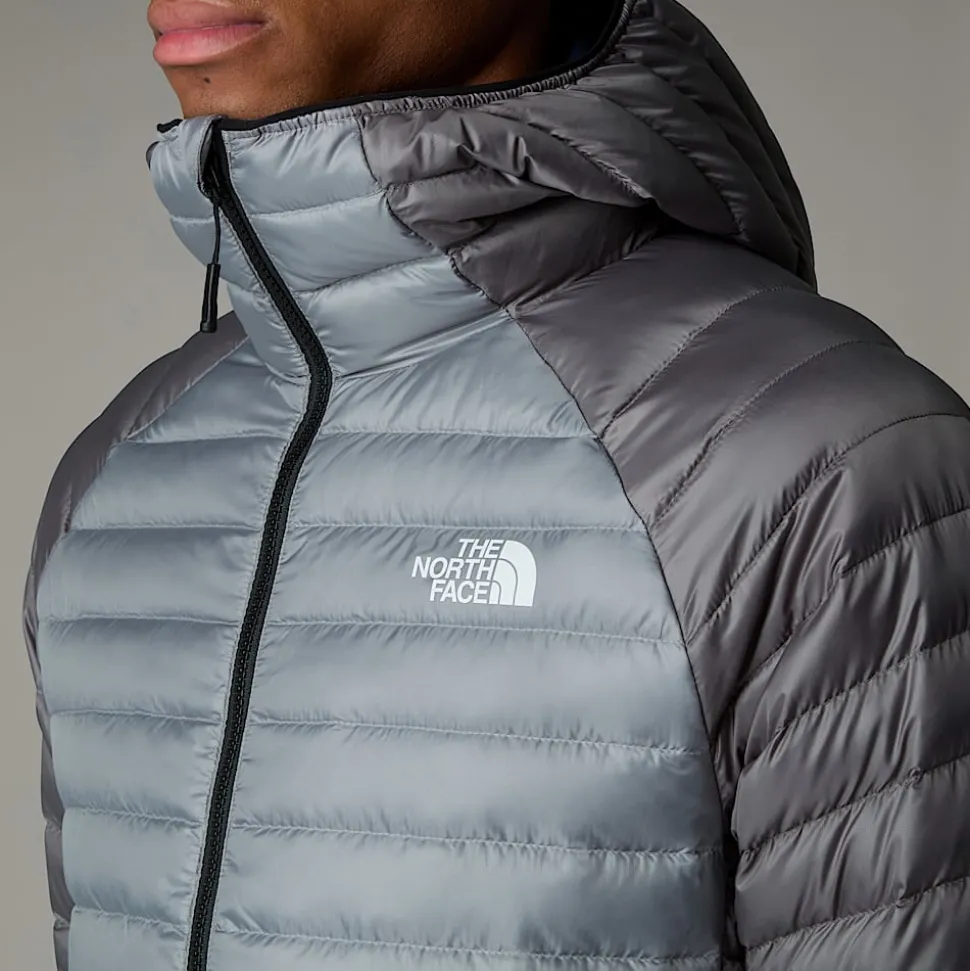 Sale The North Face Bettaforca Dunjakke Med Hætte Til Herrer Monument Grey-Smoked Pearl-NPF