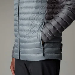 Sale The North Face Bettaforca Dunjakke Med Hætte Til Herrer Monument Grey-Smoked Pearl-NPF