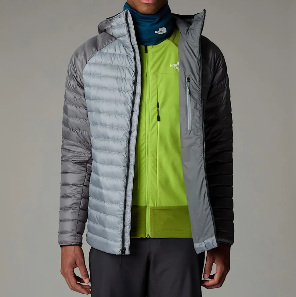 Sale The North Face Bettaforca Dunjakke Med Hætte Til Herrer Monument Grey-Smoked Pearl-NPF