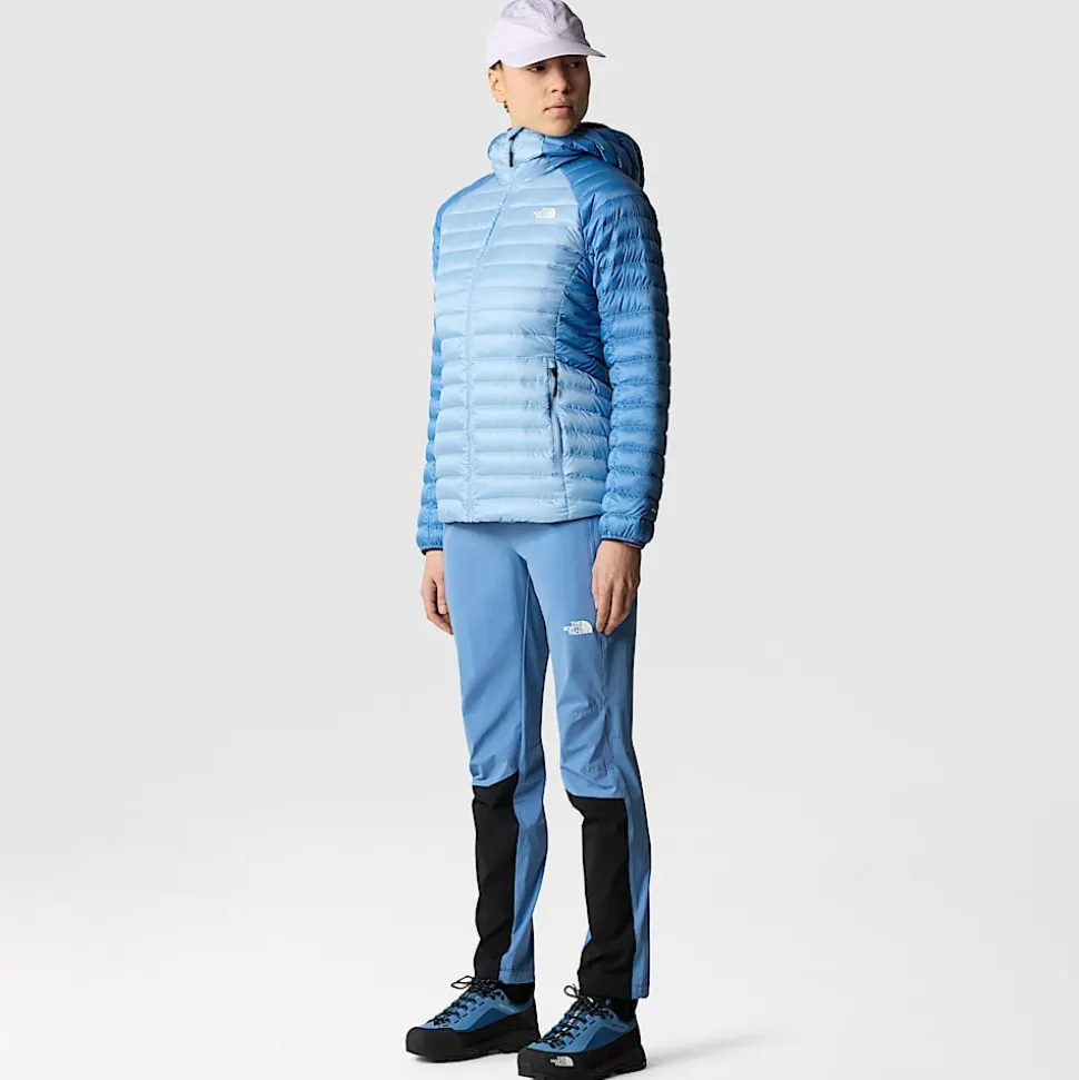 Sale The North Face Bettaforca Dunjakke Med Hætte Til Damer Steel Blue-Indigo Stone