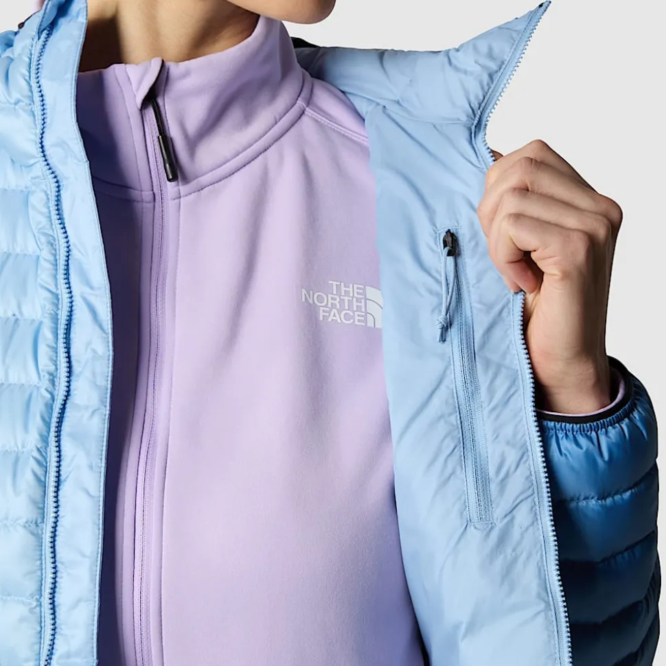 Sale The North Face Bettaforca Dunjakke Med Hætte Til Damer Steel Blue-Indigo Stone