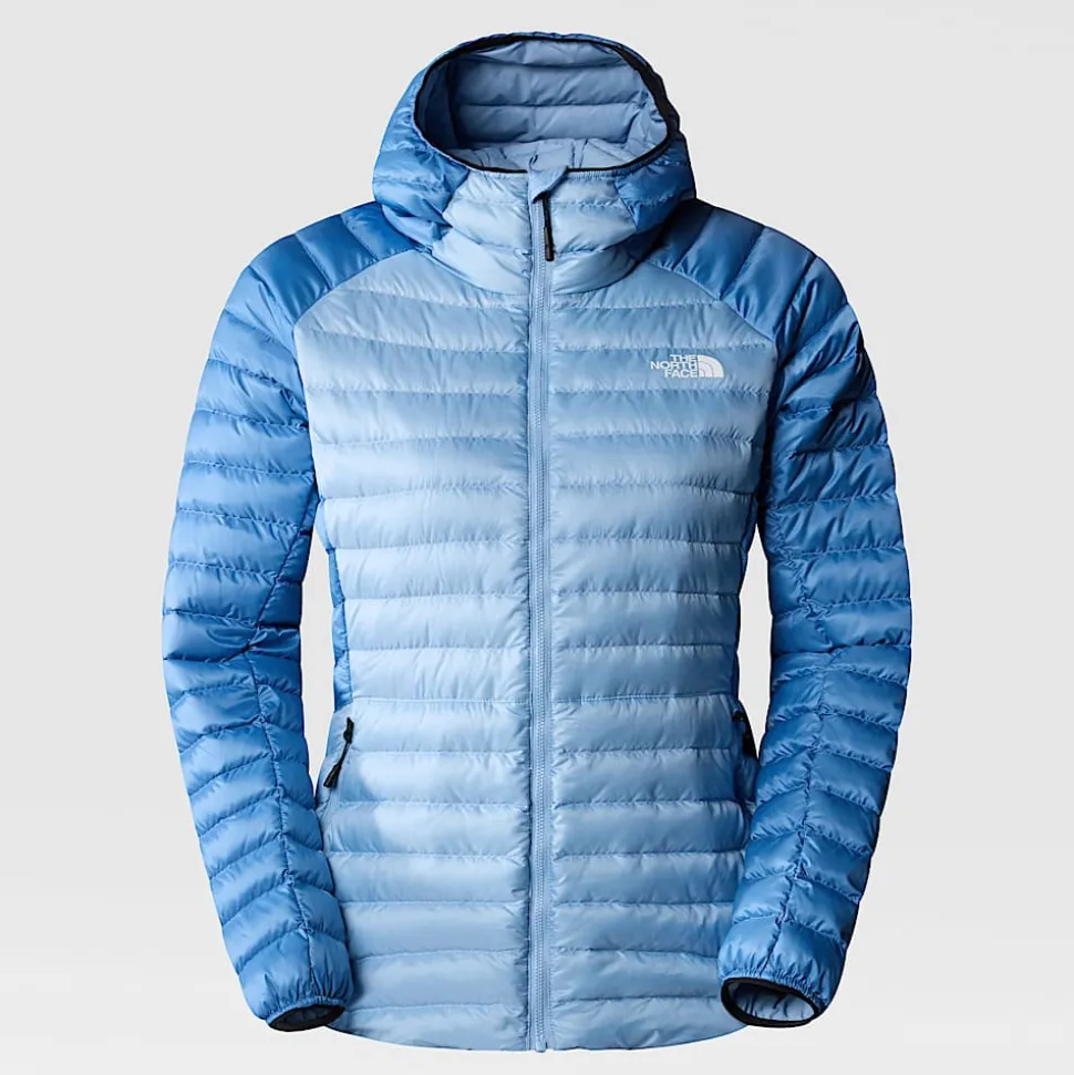 Sale The North Face Bettaforca Dunjakke Med Hætte Til Damer Steel Blue-Indigo Stone