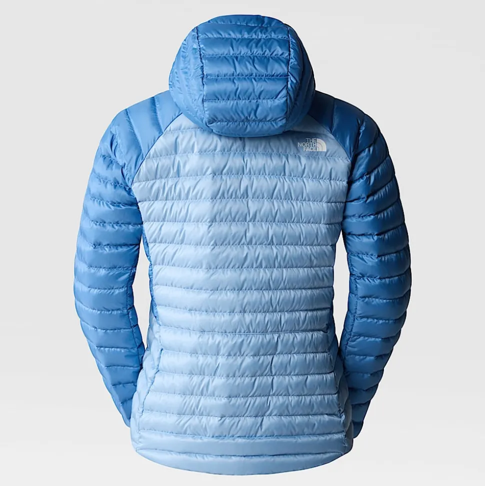 Sale The North Face Bettaforca Dunjakke Med Hætte Til Damer Steel Blue-Indigo Stone