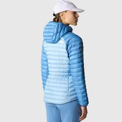 Sale The North Face Bettaforca Dunjakke Med Hætte Til Damer Steel Blue-Indigo Stone