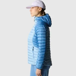 Sale The North Face Bettaforca Dunjakke Med Hætte Til Damer Steel Blue-Indigo Stone