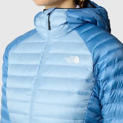 Sale The North Face Bettaforca Dunjakke Med Hætte Til Damer Steel Blue-Indigo Stone