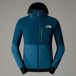 Cheap The North Face Binntal Hybrid Ventrix™ Jakke Med Hætte Til Herrer Mallard Blue-Midnight Petrol-TNF Black
