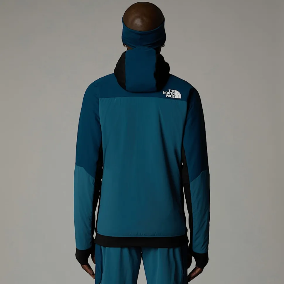 Cheap The North Face Binntal Hybrid Ventrix™ Jakke Med Hætte Til Herrer Mallard Blue-Midnight Petrol-TNF Black