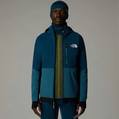 Cheap The North Face Binntal Hybrid Ventrix™ Jakke Med Hætte Til Herrer Mallard Blue-Midnight Petrol-TNF Black