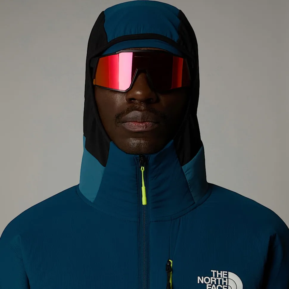 Cheap The North Face Binntal Hybrid Ventrix™ Jakke Med Hætte Til Herrer Mallard Blue-Midnight Petrol-TNF Black